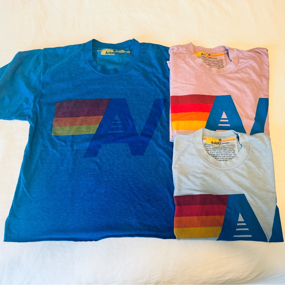 Aviator Nation Logo Boyfriend T Bundle